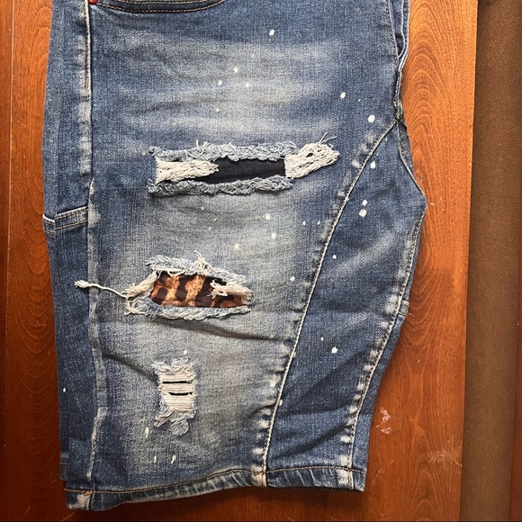 SHIEN Mens Jean Shorts - Picture 3 of 6